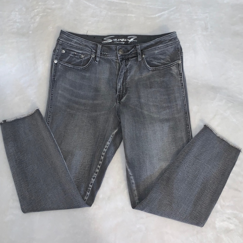 Seven7 High Rise Ankle Skinny Jeans!